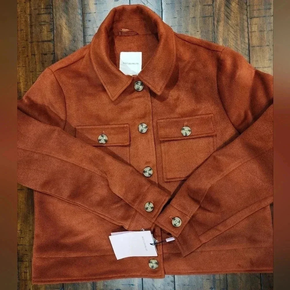 Avec Les Filles Women's Felted Jacket size Large and XLarge New - Picture 5 of 13